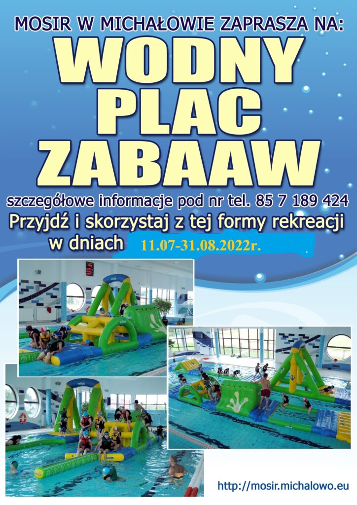 wodny plac zabaw