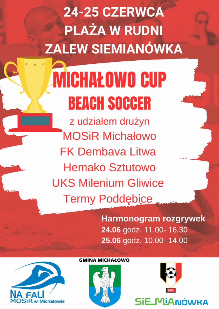 Plakat na turniej Michałowo Cup