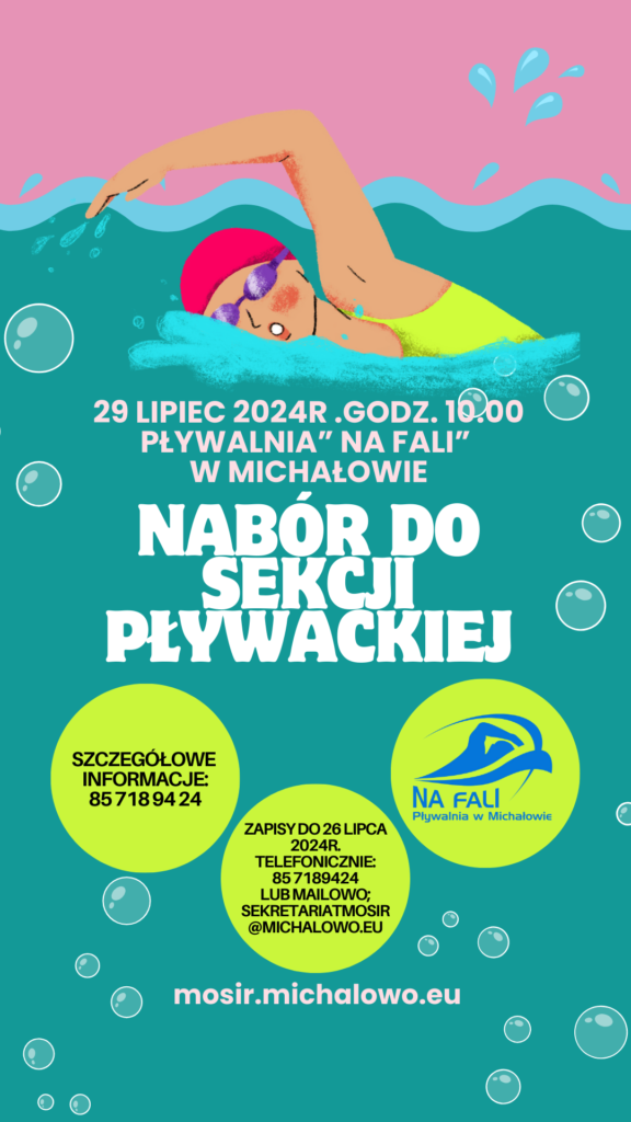 nabór do sekcji pływackiej